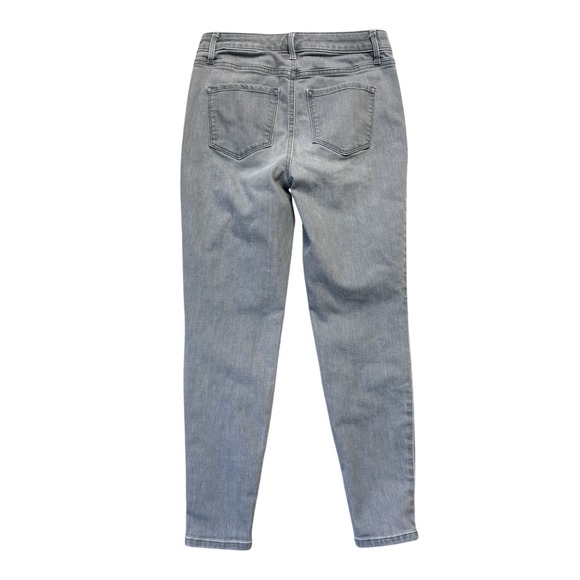 Talbots Jeans Women Sz 2 Petite Gray High Waist Jegging Ankle Classic Stretch - Picture 11 of 12